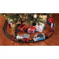 Blue Hat Toy Company Train Set 20' 33 Piece Battery Operated   